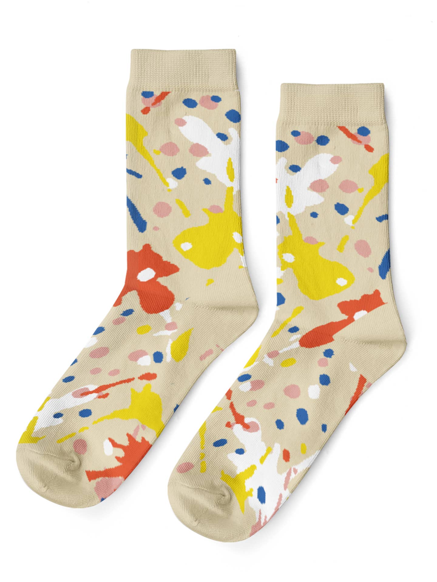 PAINT SPLATTER CREW SOCKS