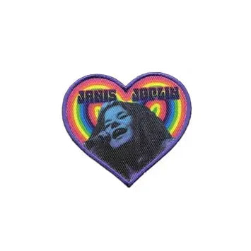JANIS JOPLIN RAINBOW HEART PATCH