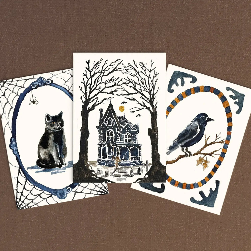 MINI WATERCOLOR KIT: HAUNTED HOUSE