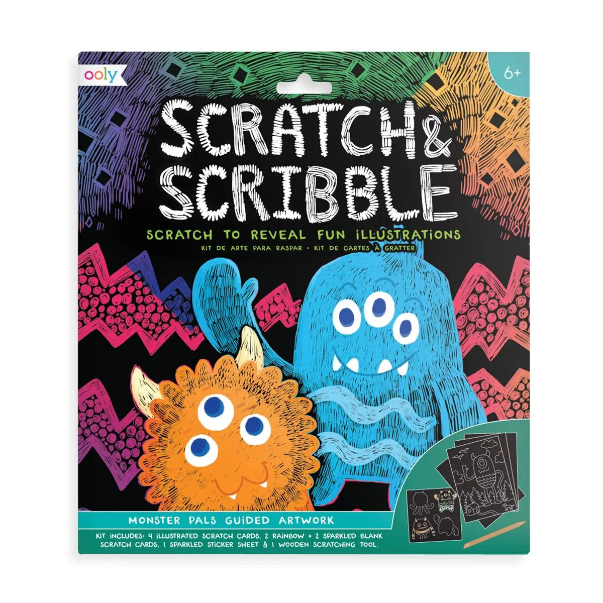SCRATCH & SCRIBBLE: MONSTER PALS
