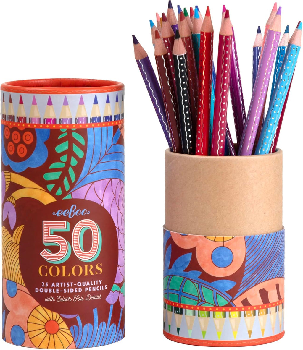 CECILIA'S 25 DOUBLE-SIDED PENCILS