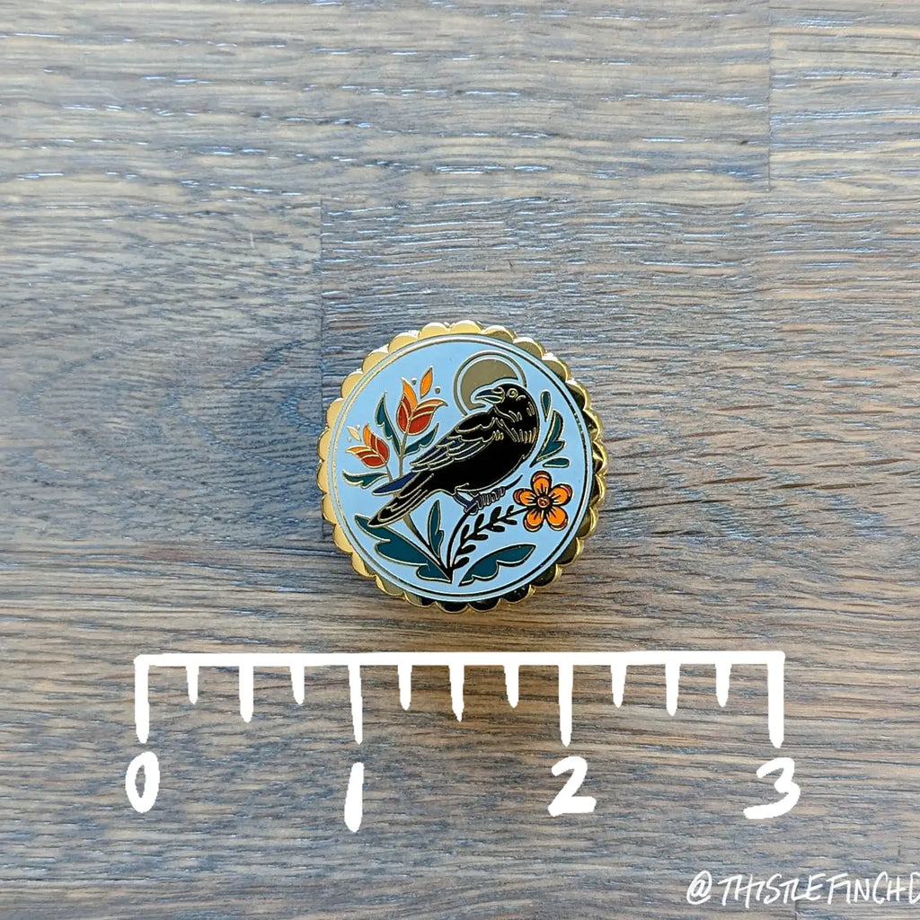 CROW PENNSYLVANIA DUTCH PIN