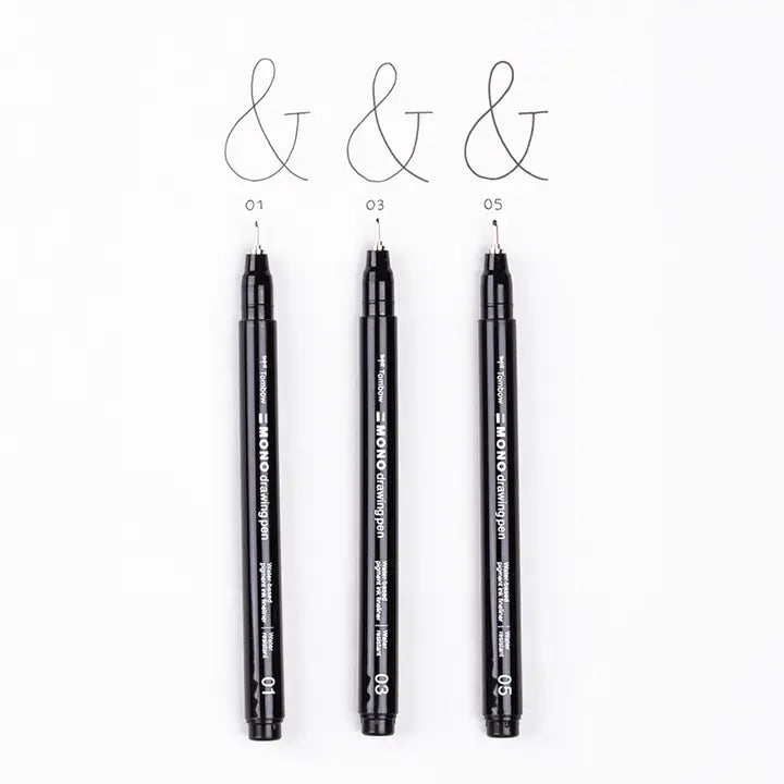 MONO DRAWING PENS 3-PACK