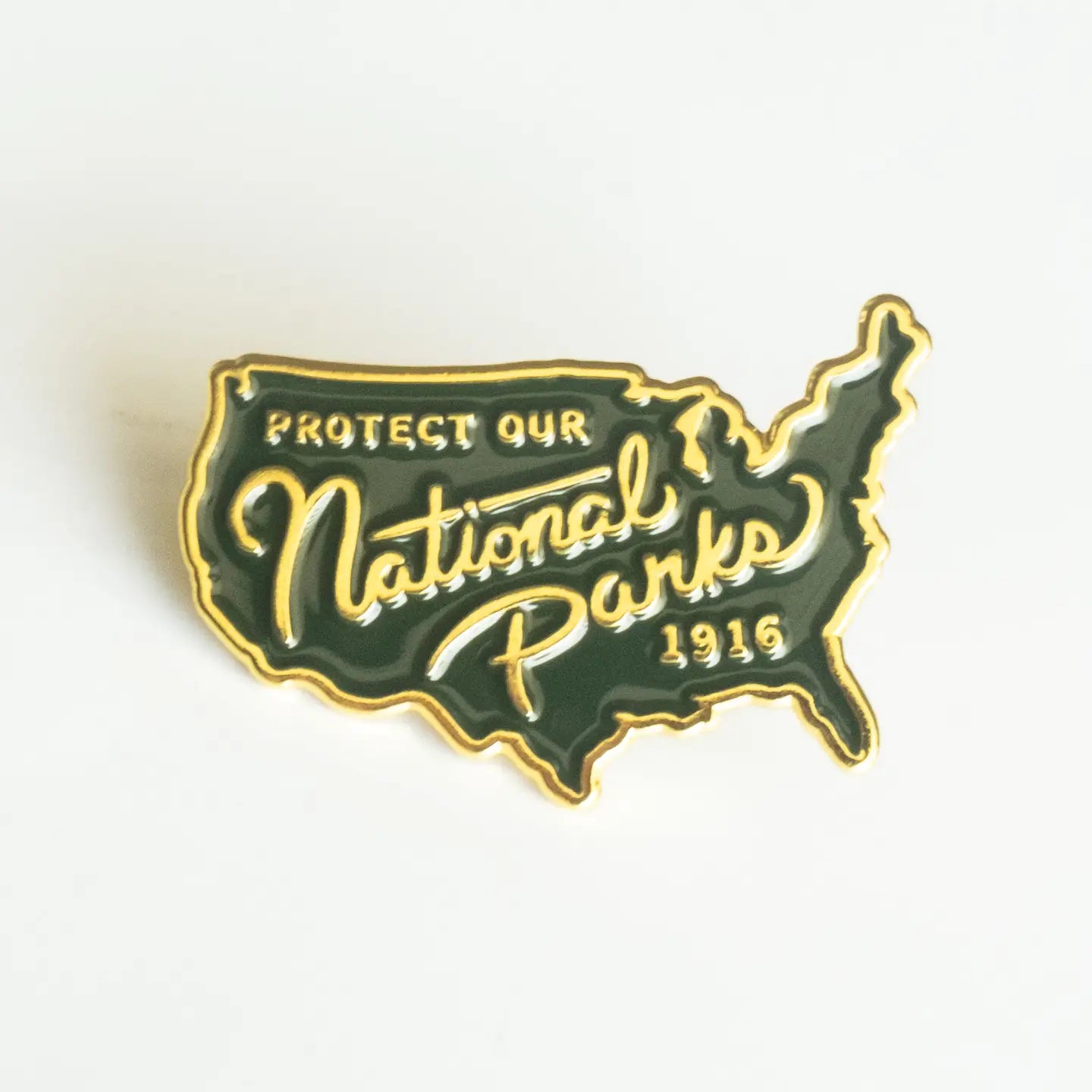 PROTECT OUR NATIONAL PARKS ENAMEL PIN