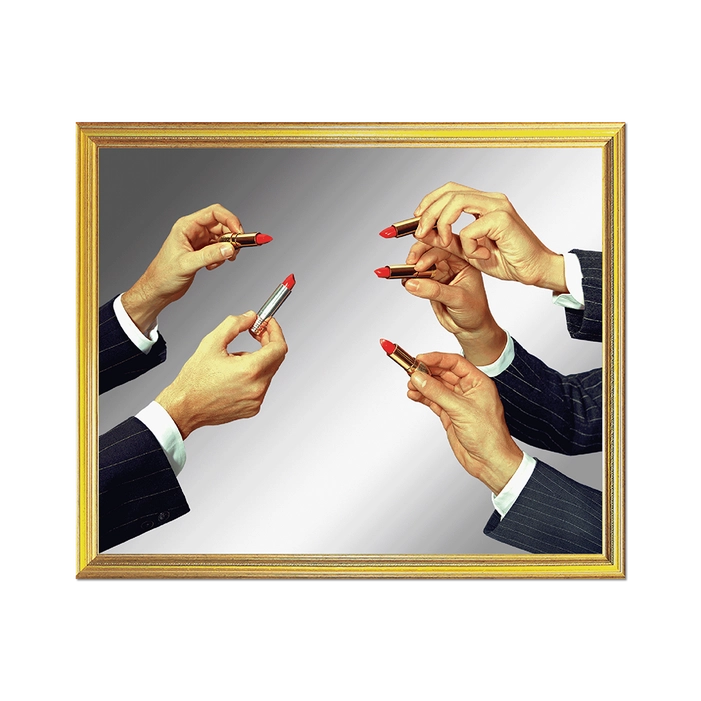 LIPSTICK MIRROR BY TOILETPAPER