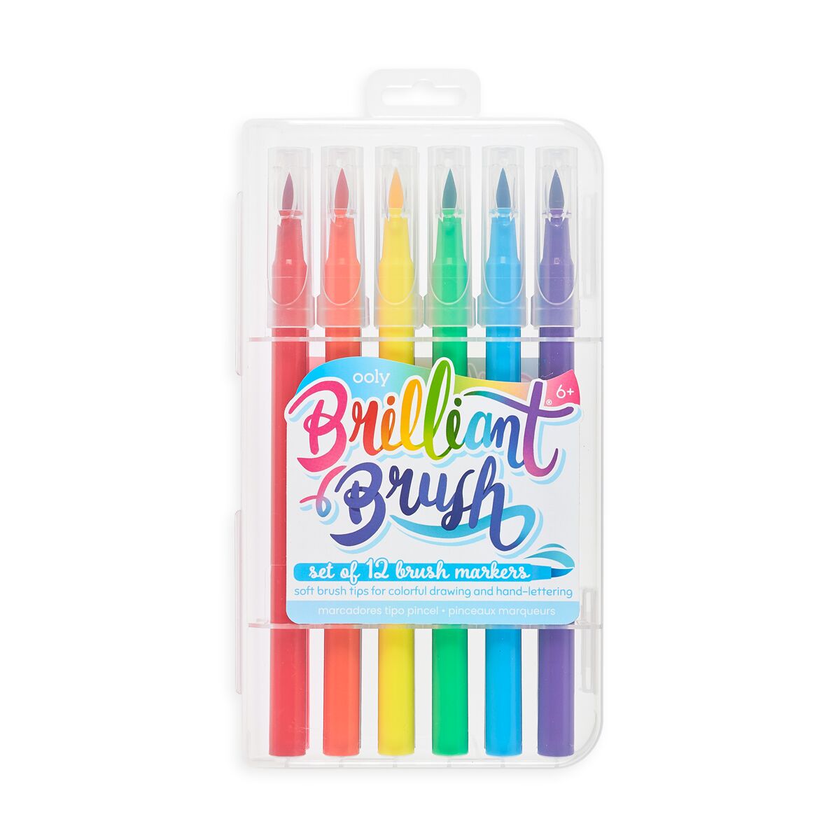 BRILLIANT BRUSH MARKERS SET OF 12