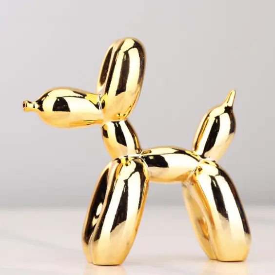 ELECTROPLATING BALLOON DOG SCULPTURE- SMALL
