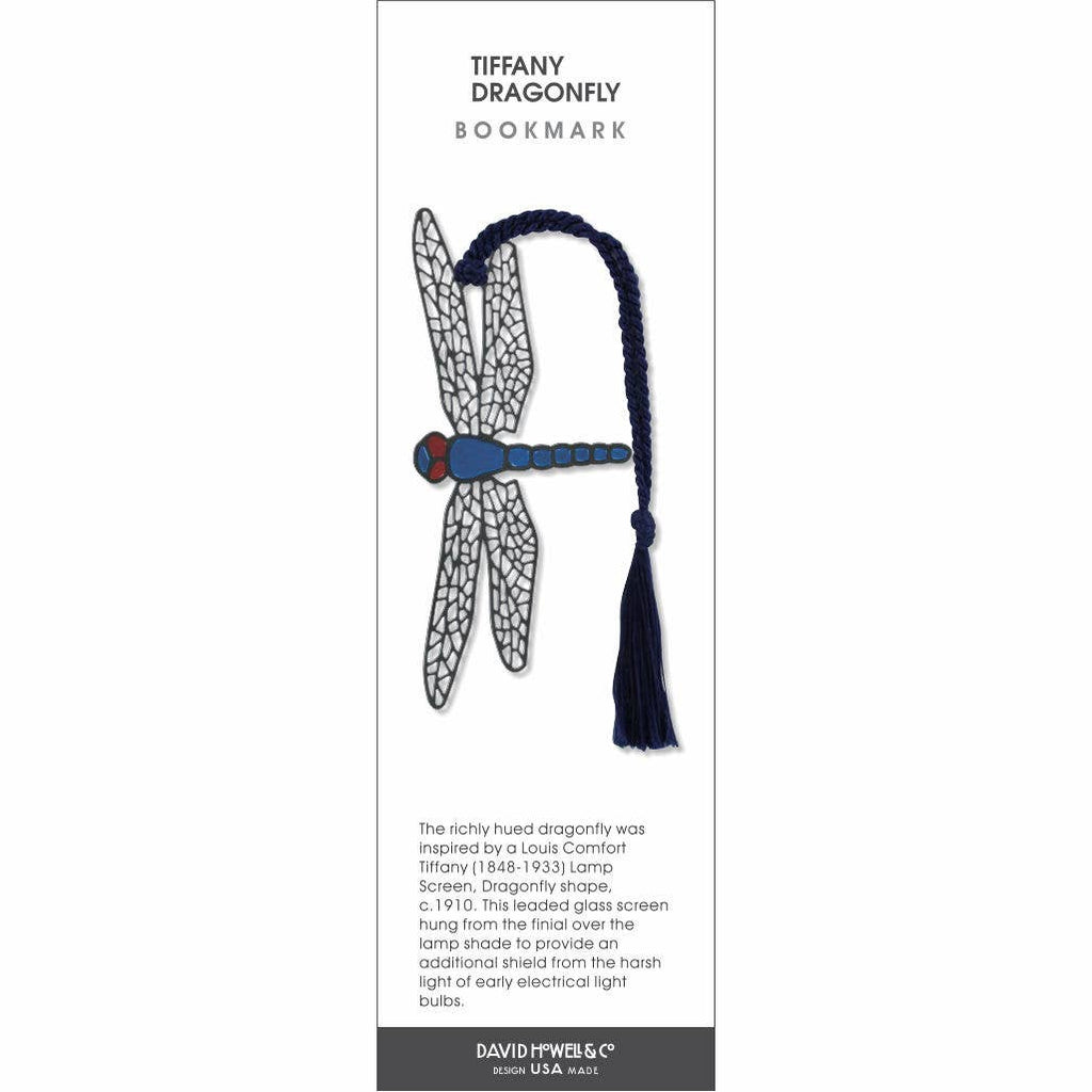 TIFFANY DRAGONFLY METAL BOOKMARK