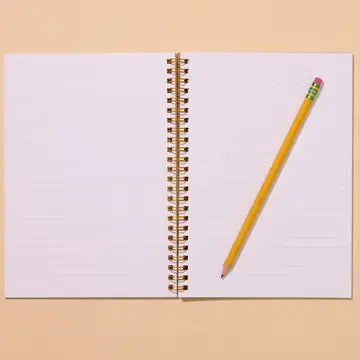 HOT DOGS LETTERPRESS SPIRAL NOTEBOOK