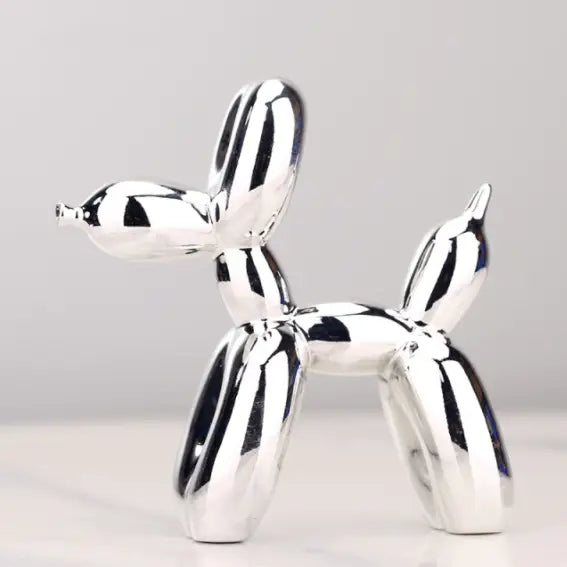 ELECTROPLATING BALLOON DOG SCULPTURE- SMALL