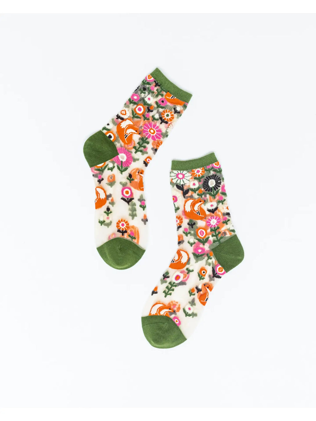 FOXY SHEER CREW SOCK