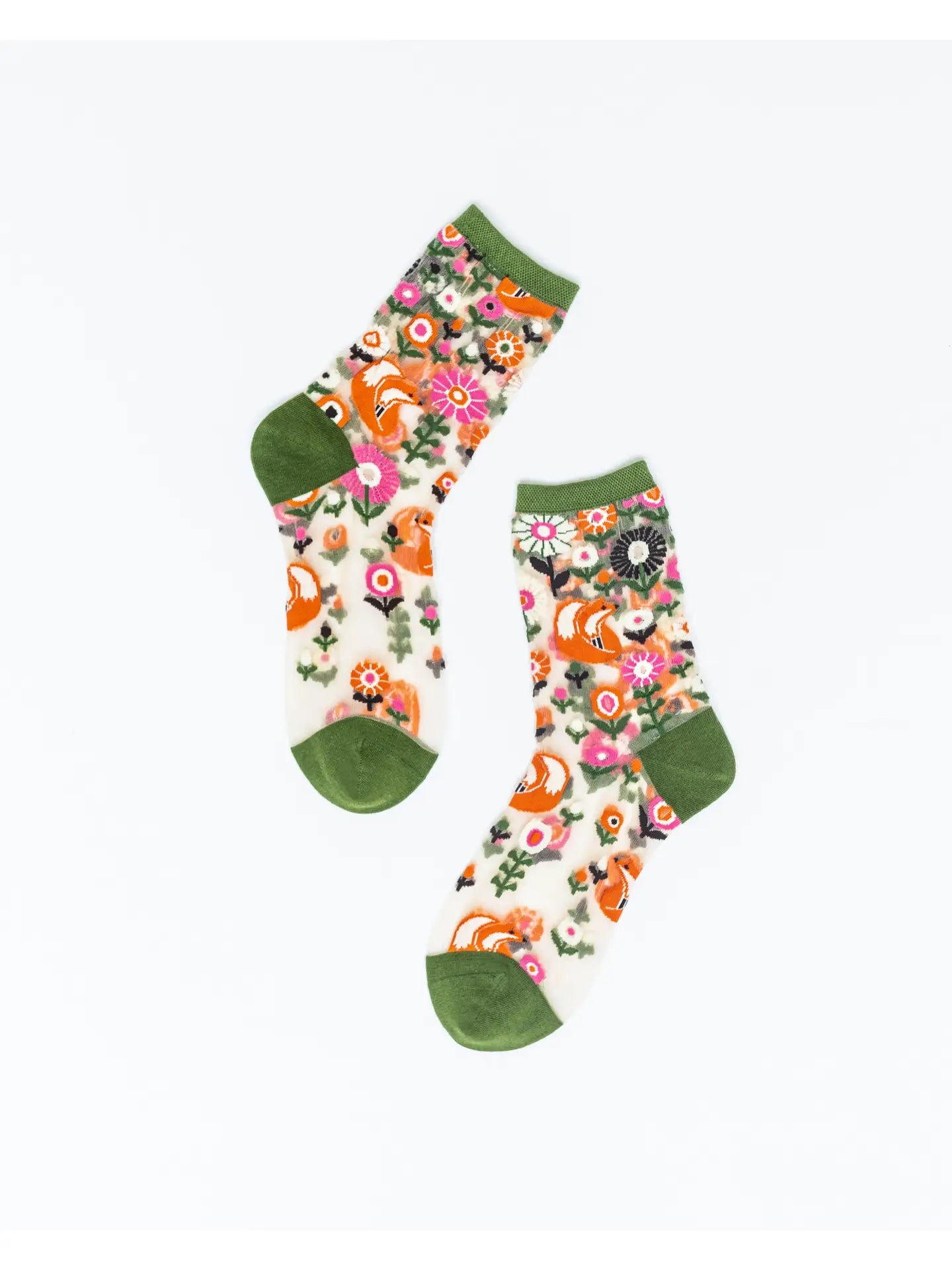 FOXY SHEER CREW SOCK