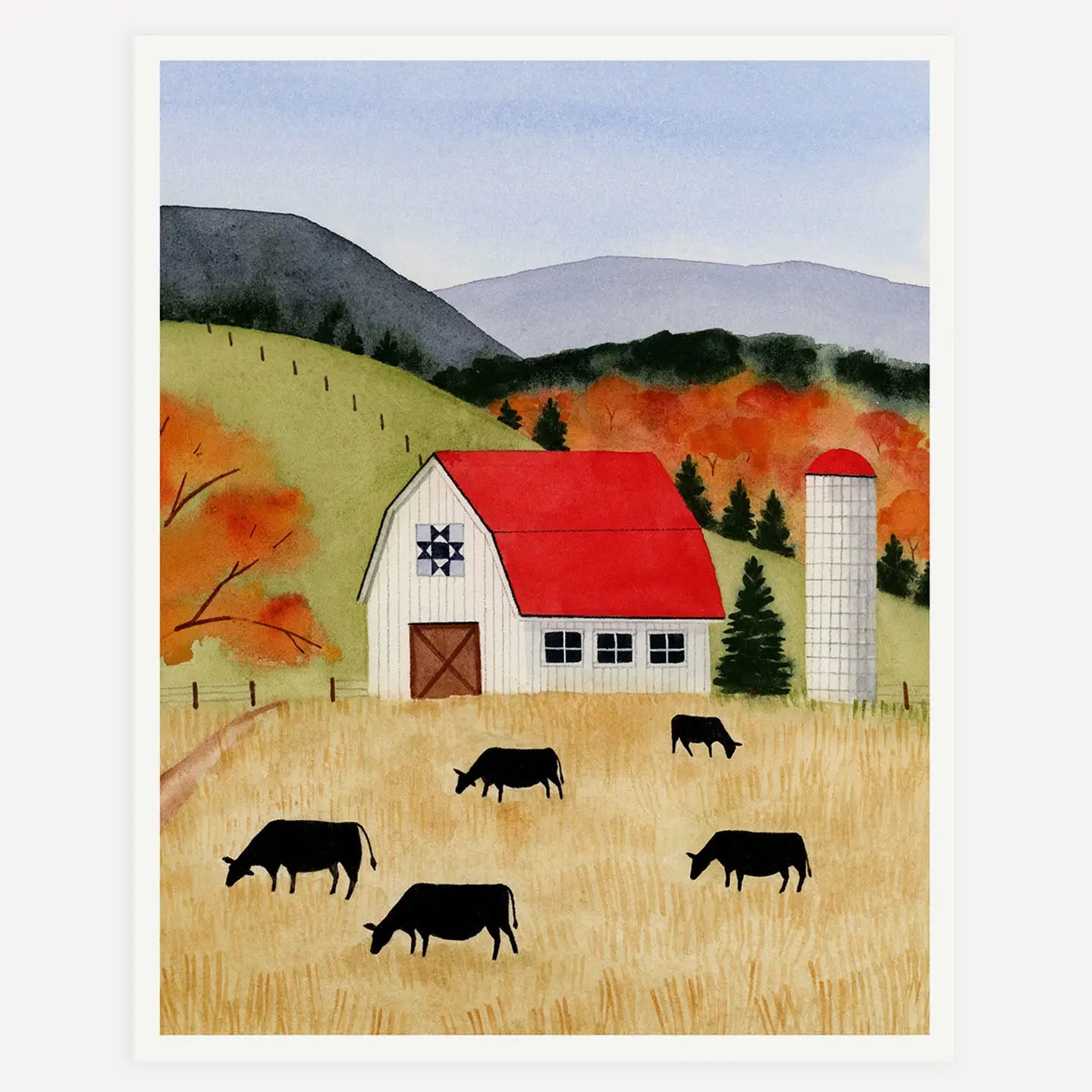 GOLDEN DAYS ART PRINT