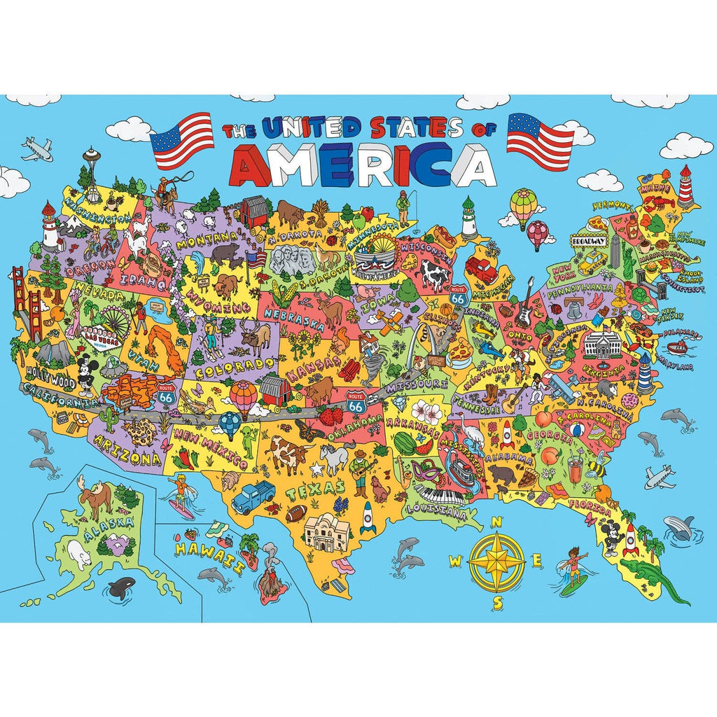 101 THINGS TO SPOT IN THE US PUZZLE (101 PIECES)