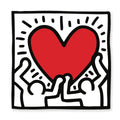 KEITH HARING HOLDING HEART PATCH