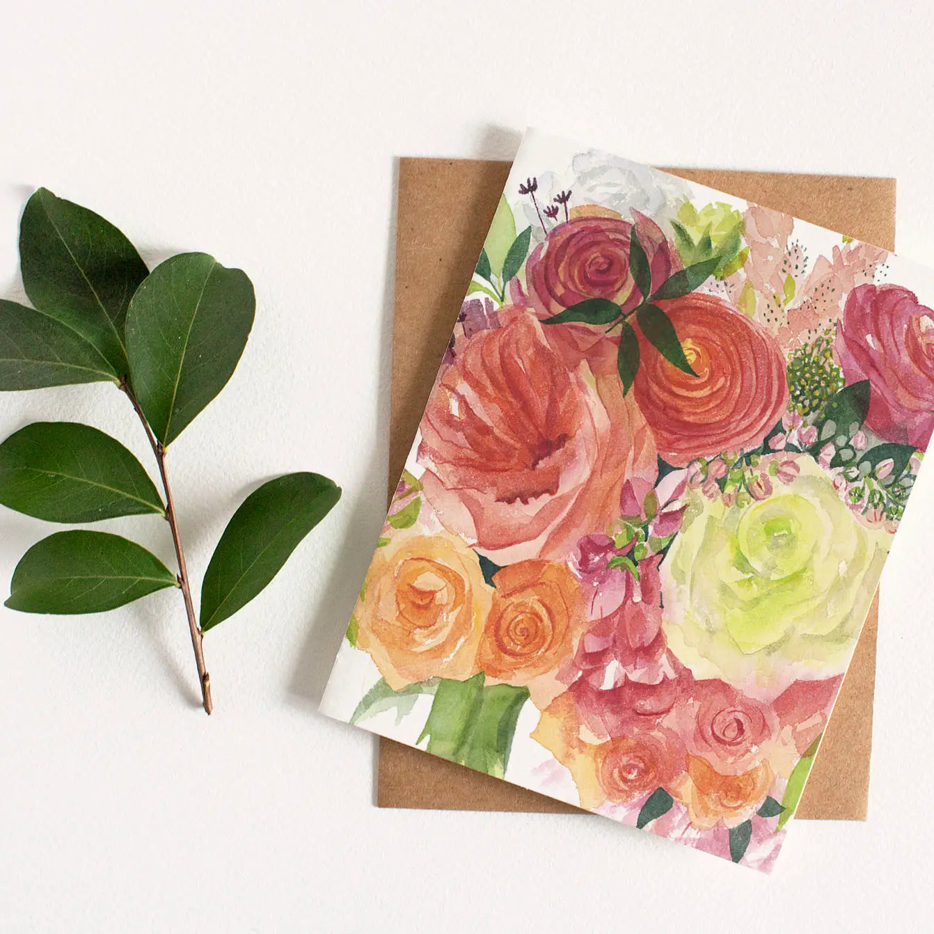 SPRING BLOSSOMS GREETING CARD