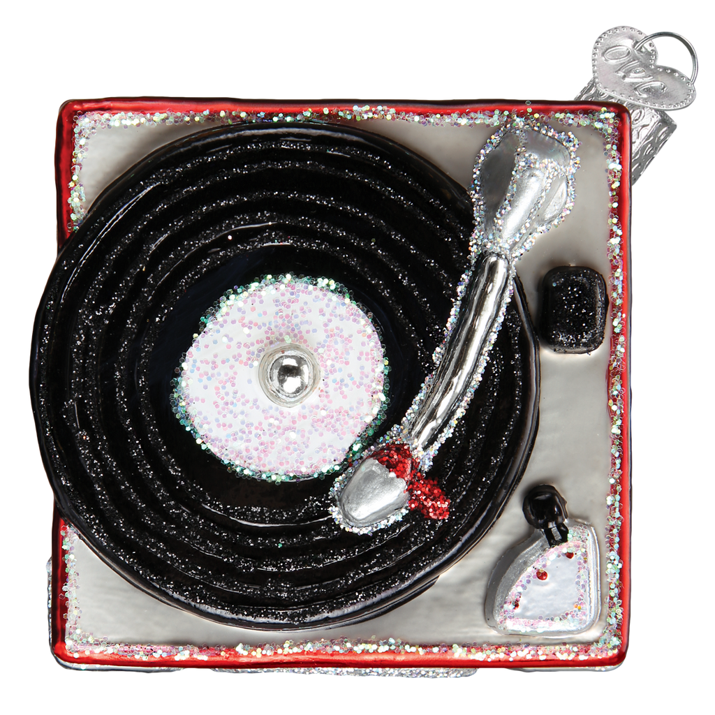 RECORD PLAYER ORNAMENT