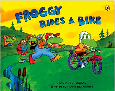 FROGGY RIDES A BIKE