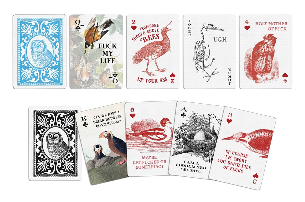 EFFIN' BIRDS PLAYING CARDS