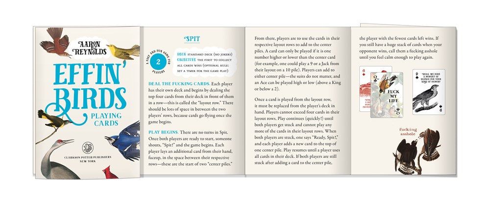 EFFIN' BIRDS PLAYING CARDS