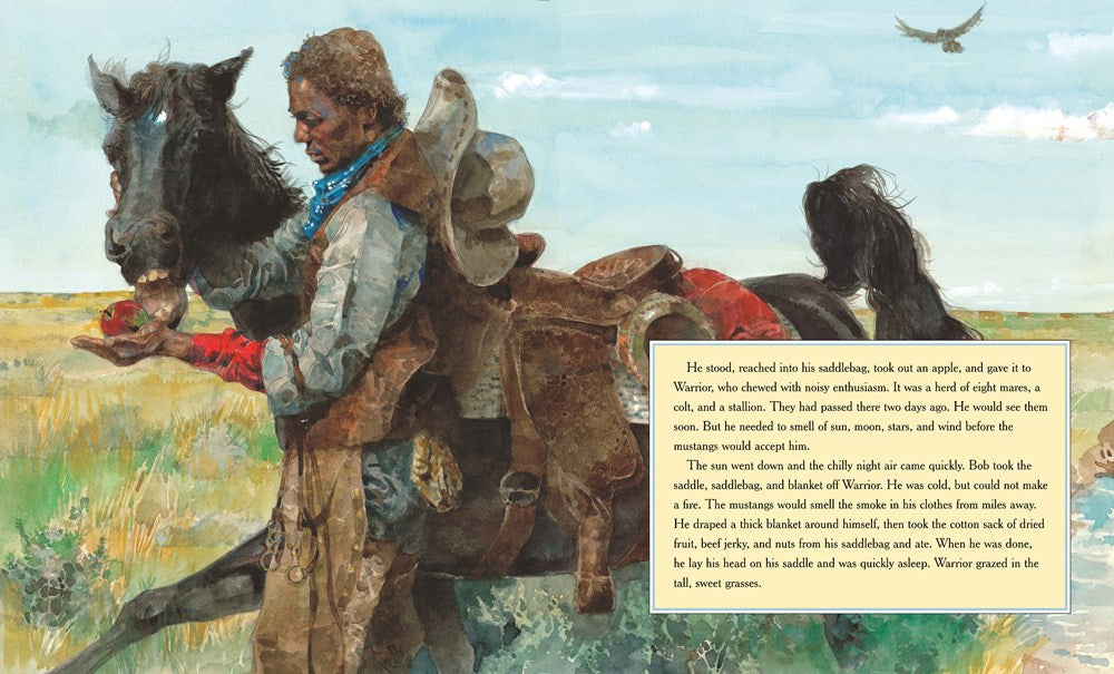 BLACK COWBOY, WILD HORSES