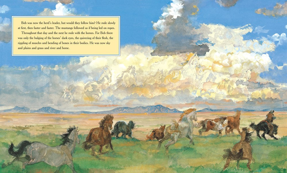 BLACK COWBOY, WILD HORSES