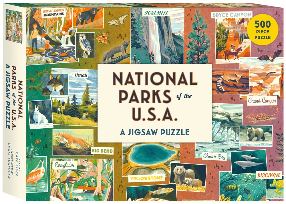 NATIONAL PARKS OF THE USA: A JIGSAW PUZZLE (500 PIECES)