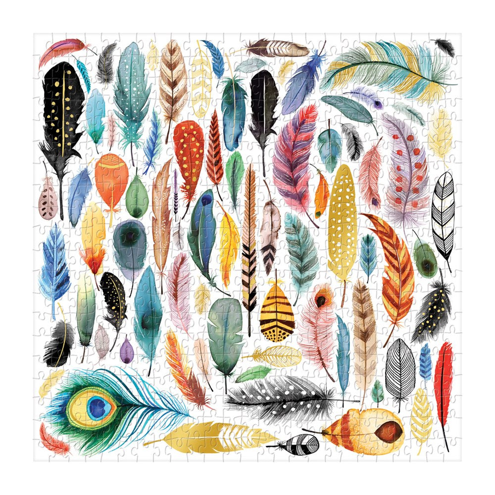 FEATHERS 500 PIECE FOIL PUZZLE