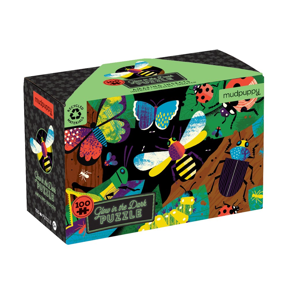 AMAZING INSECTS GLOW-IN-THE-DARK PUZZLE