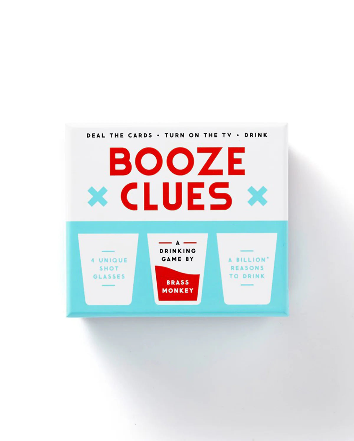 BOOZE CLUES, A DRINKING GAME