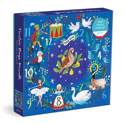 12 DAYS WREATH 500 PIECE PUZZLE