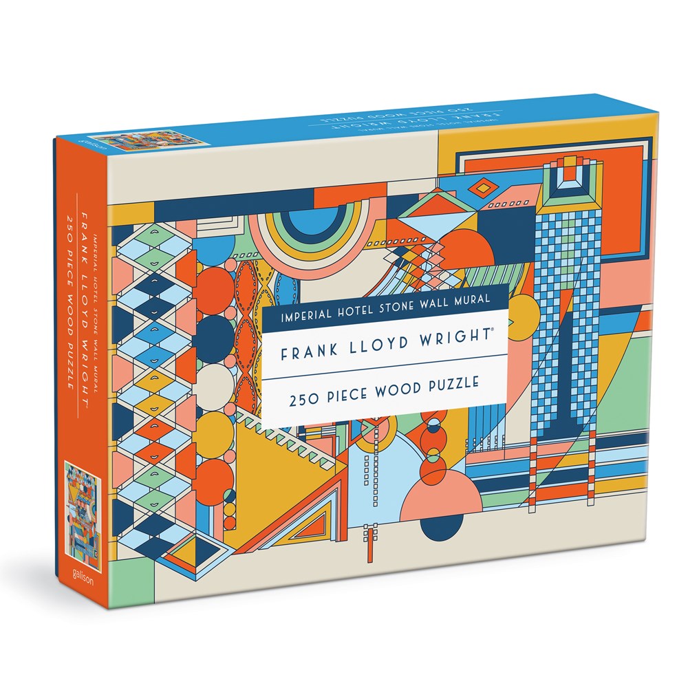 FRANK LLOYD WRIGHT STONE WALL MURAL PUZZLE