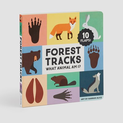 FOREST TRACKS: WHAT ANIMAL AM I? BOARD BOOK (MUDPUPPY)
