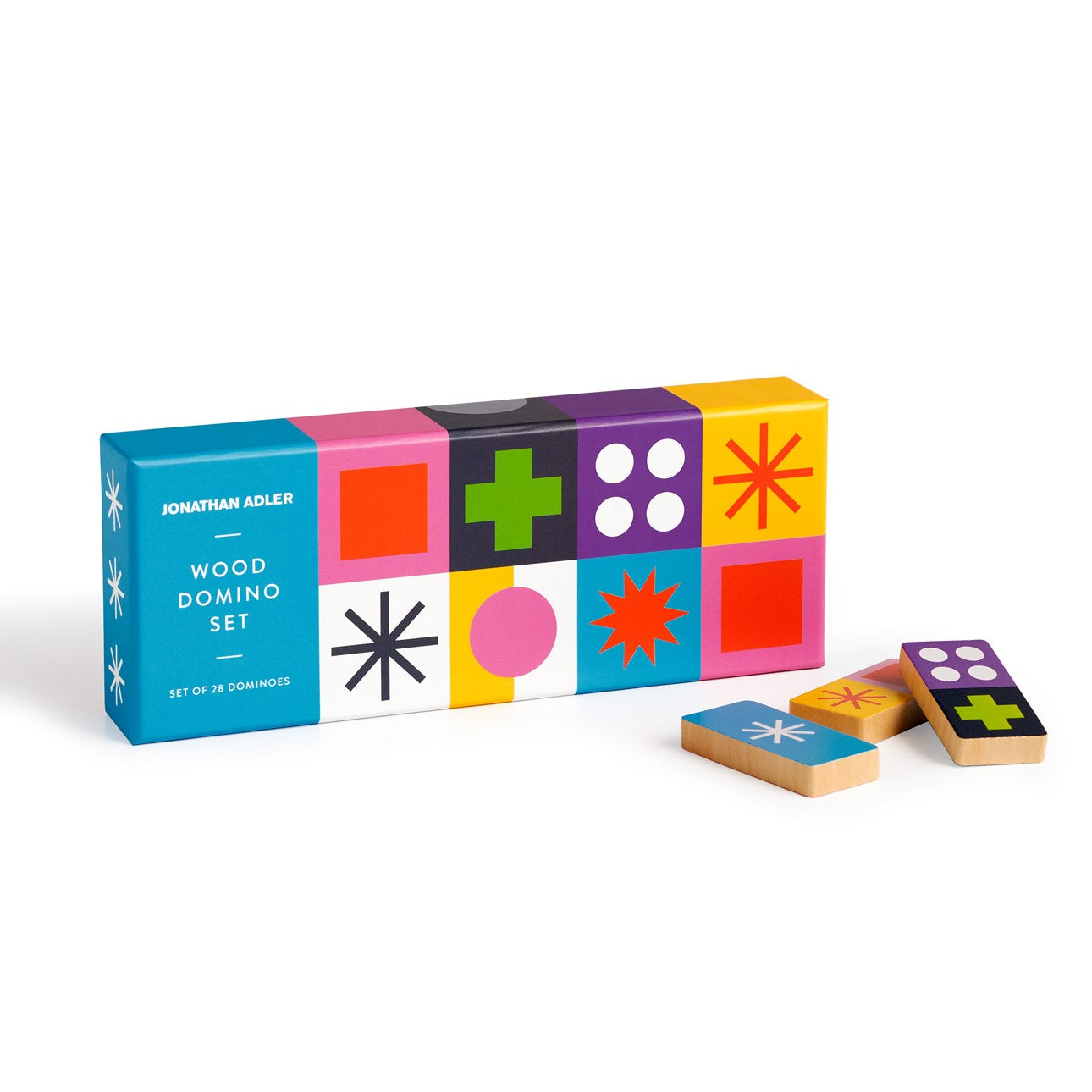 JONATHAN ADLER HELSINKI WOOD DOMINO SET