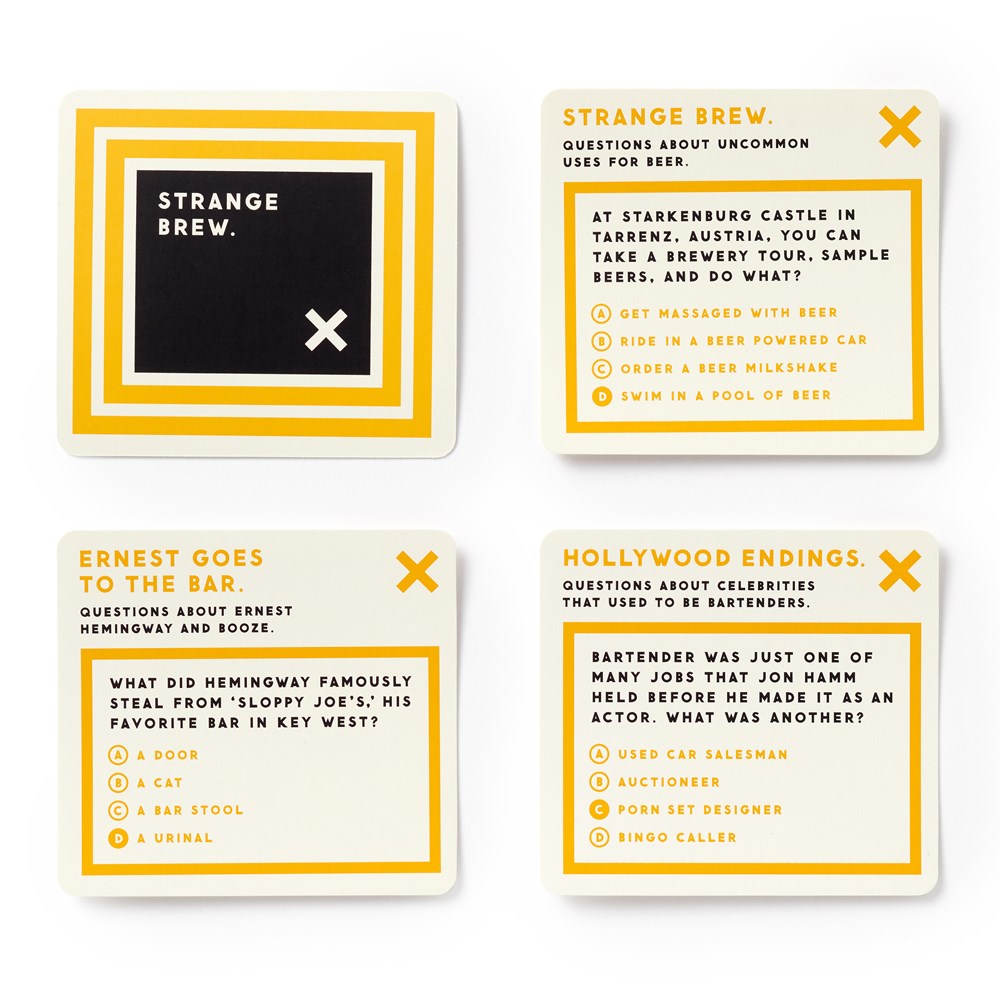 TRIVIAL DRINKING TRIVIA GAME