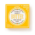 BUTTER CROSS STITCH KIT