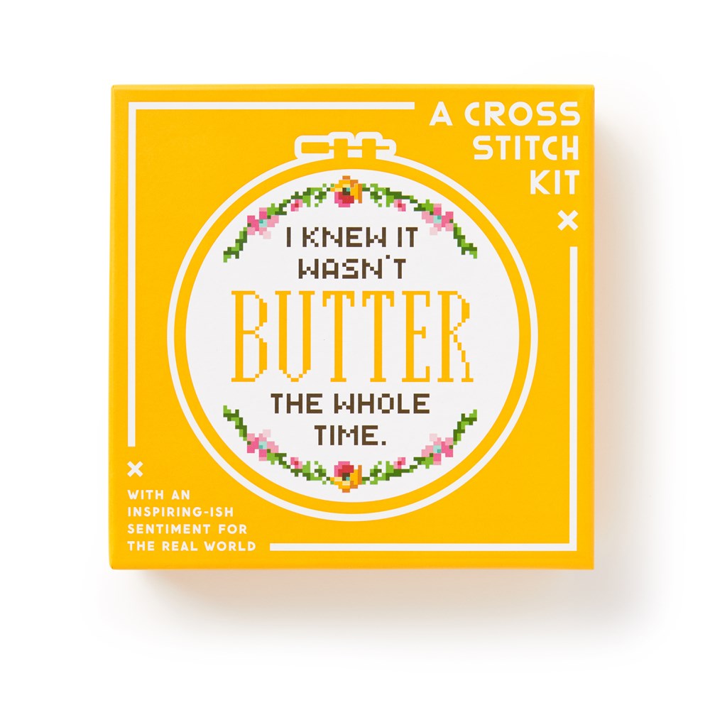 BUTTER CROSS STITCH KIT