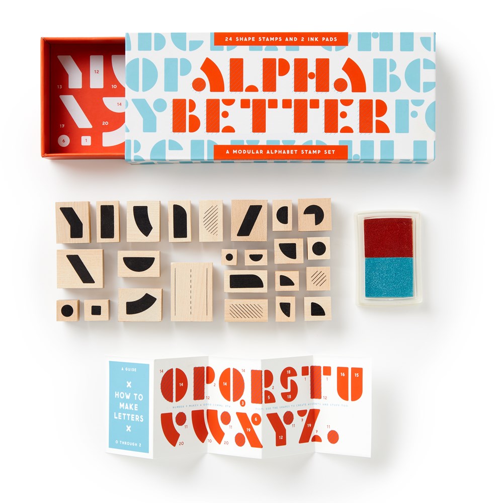 ALPHA BETTER STAMP SET