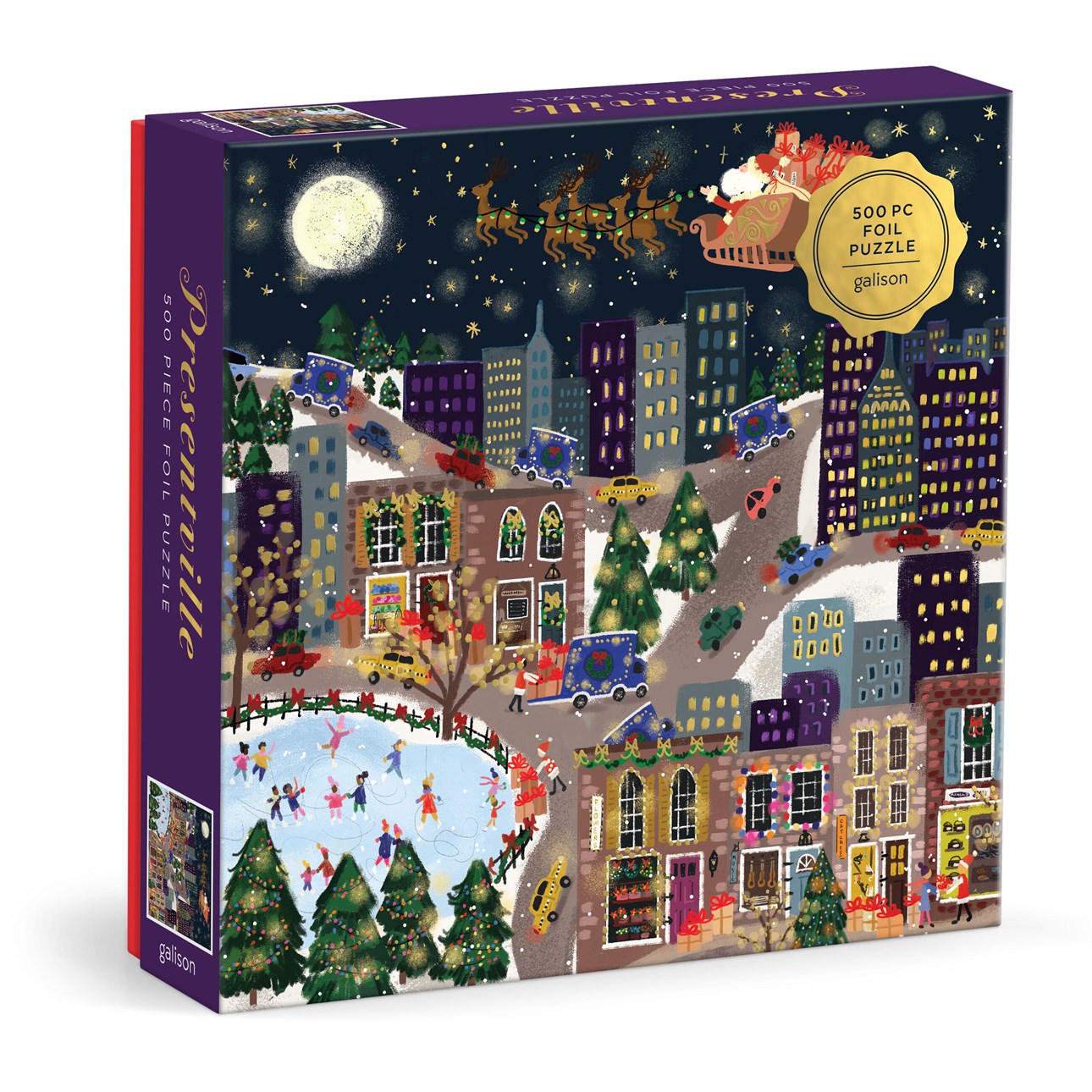 PRESENTVILLE 500 PIECE FOIL PUZZLE