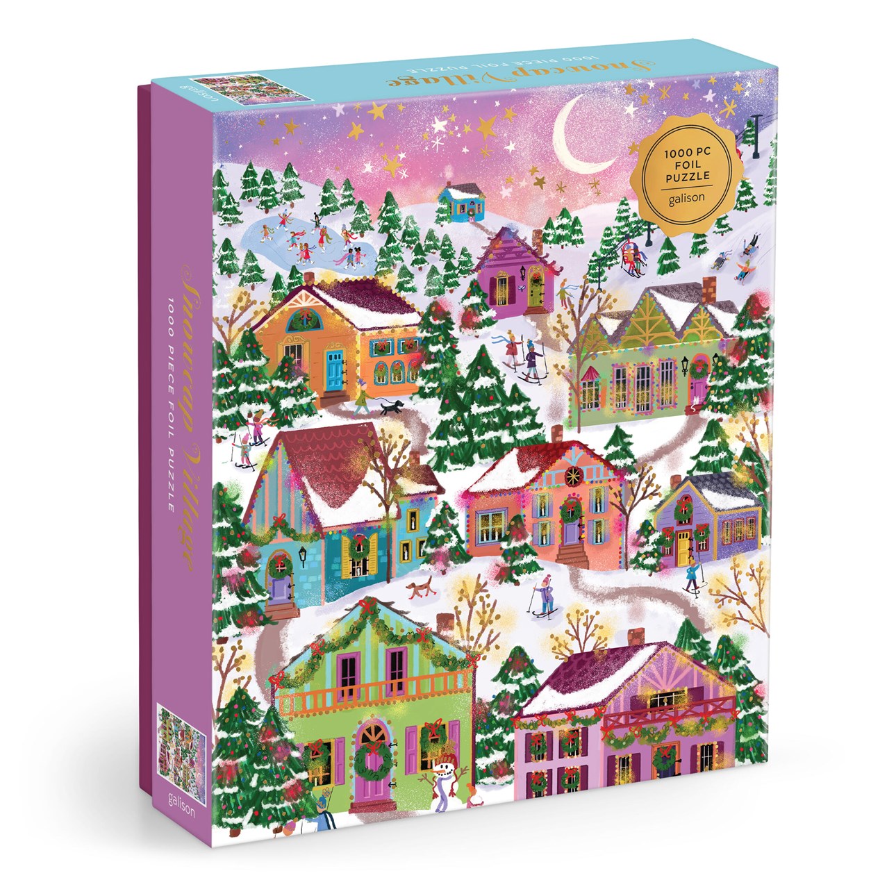 SNOWCAP VILLAGE 1000 PIECE FOIL PUZZLE