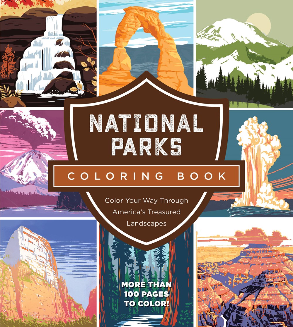 NATIONAL PARKS COLORING BOOK