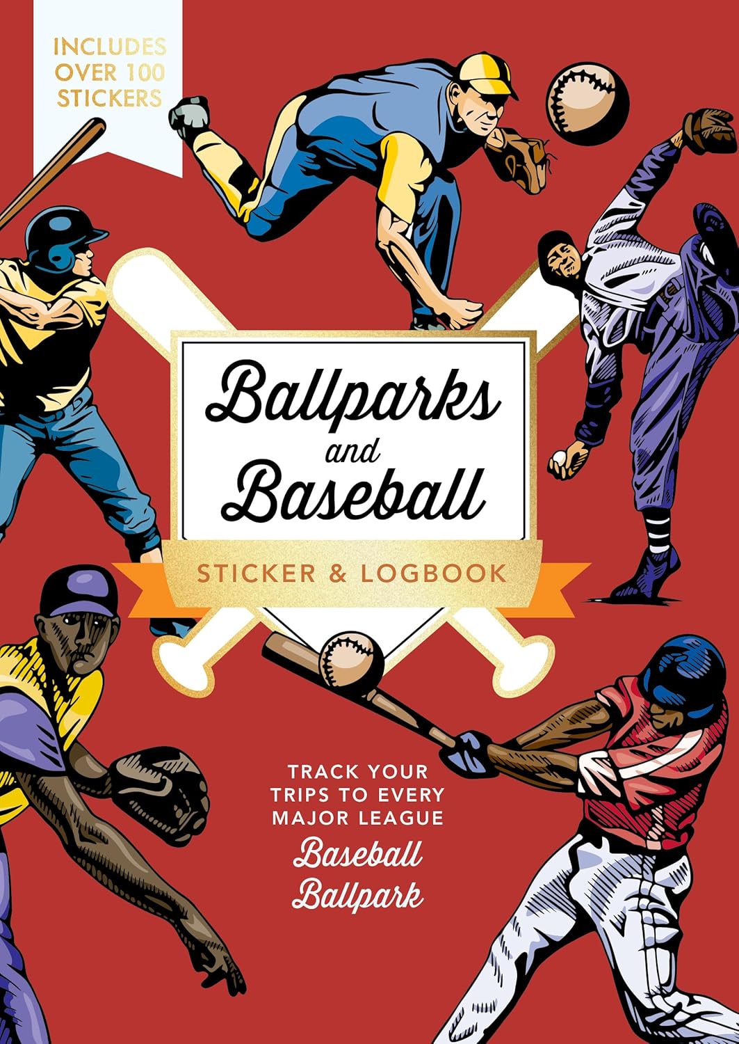 BALLPARKS & BASEBALL STICKER & LOGBOOK