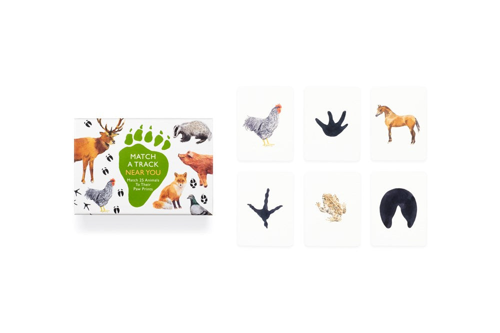 MATCH A TRACK NEAR YOU: MATCH 25 ANIMALS TO THEIR PAW PRINTS