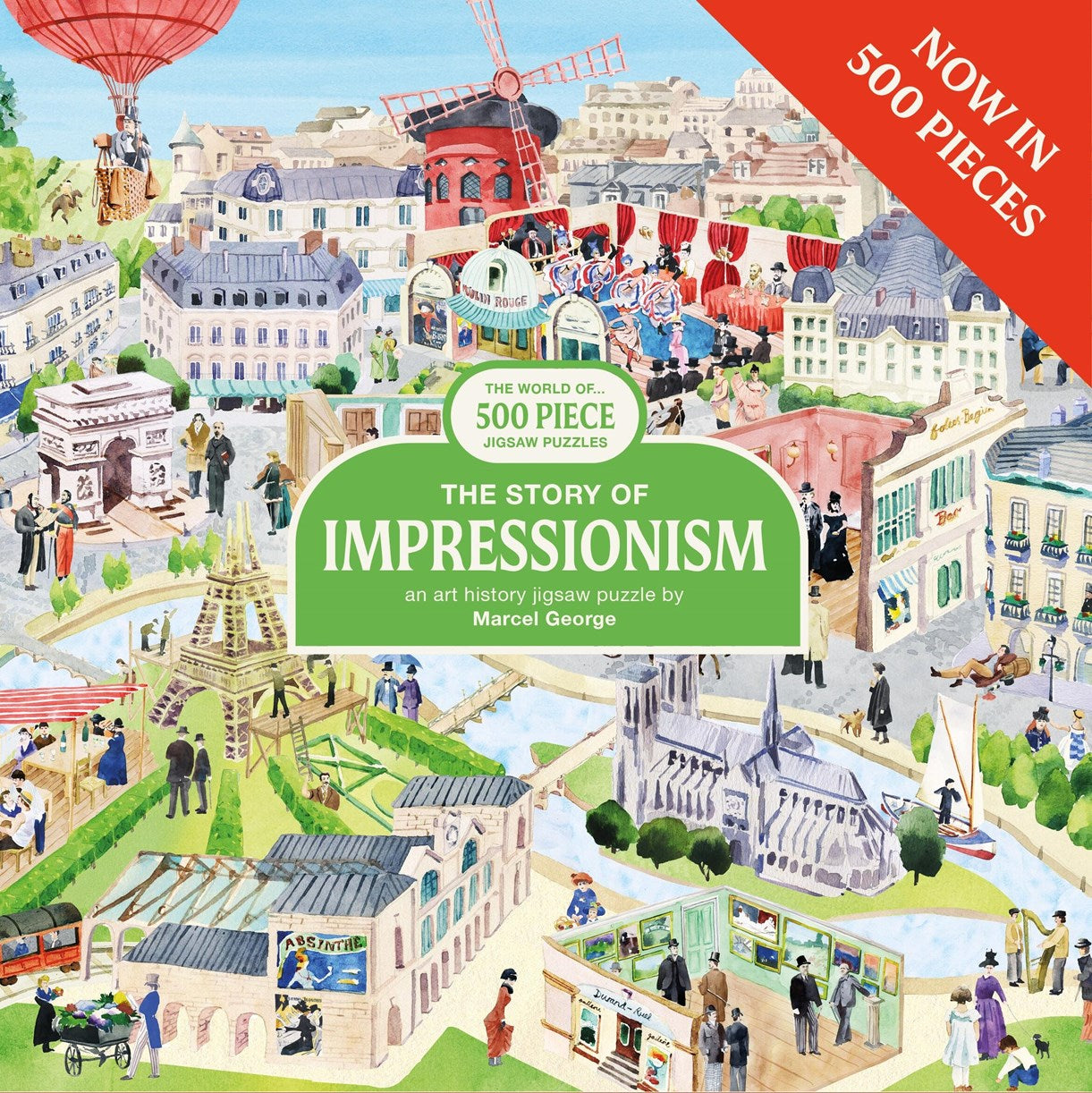 THE STORY OF IMPRESSIONISM 500 PIECE PUZZLE