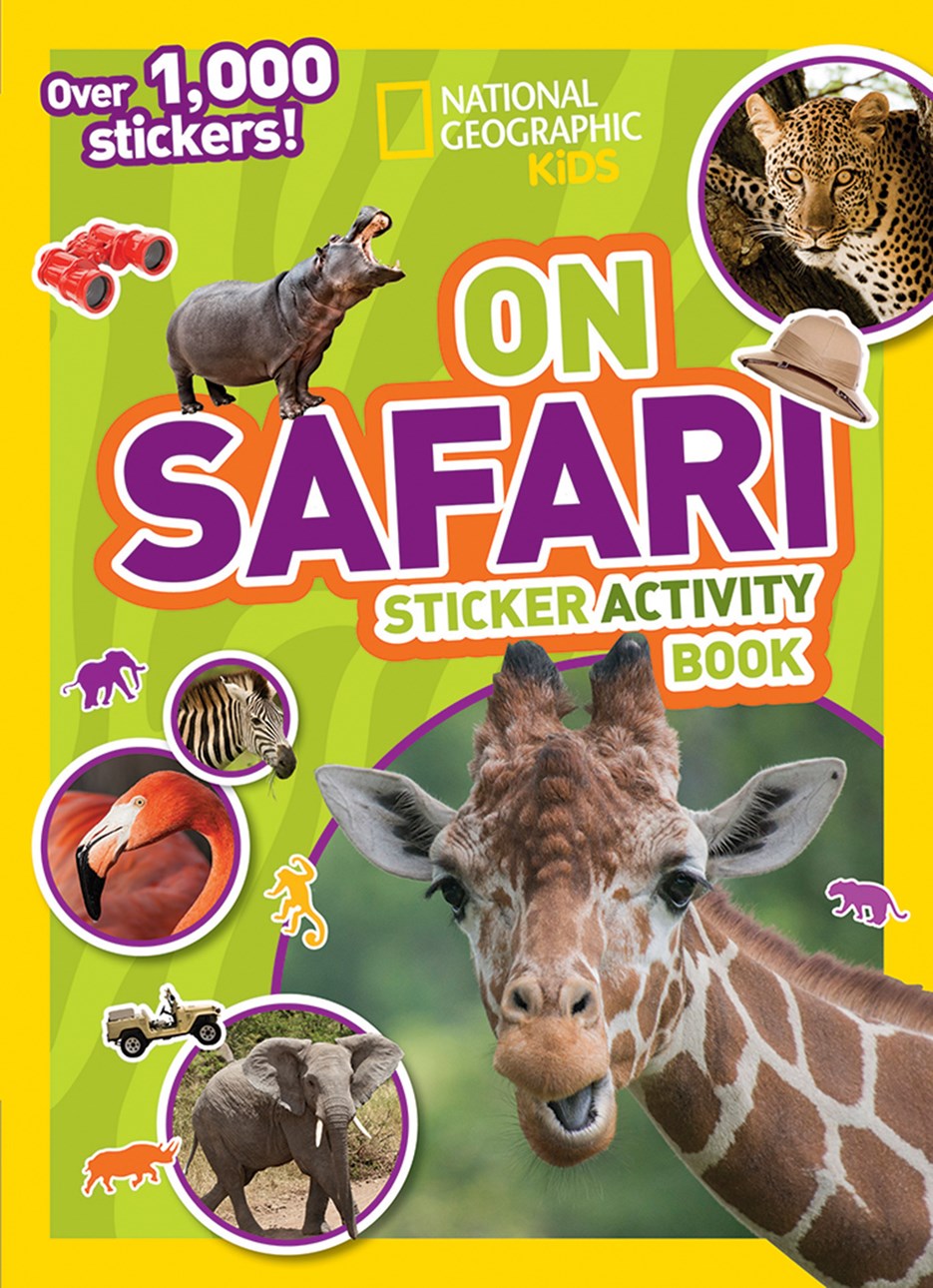 NATIONAL GEOGRAPHIC KIDS ON SAFARI STICKER ACTIVITY BOOK
