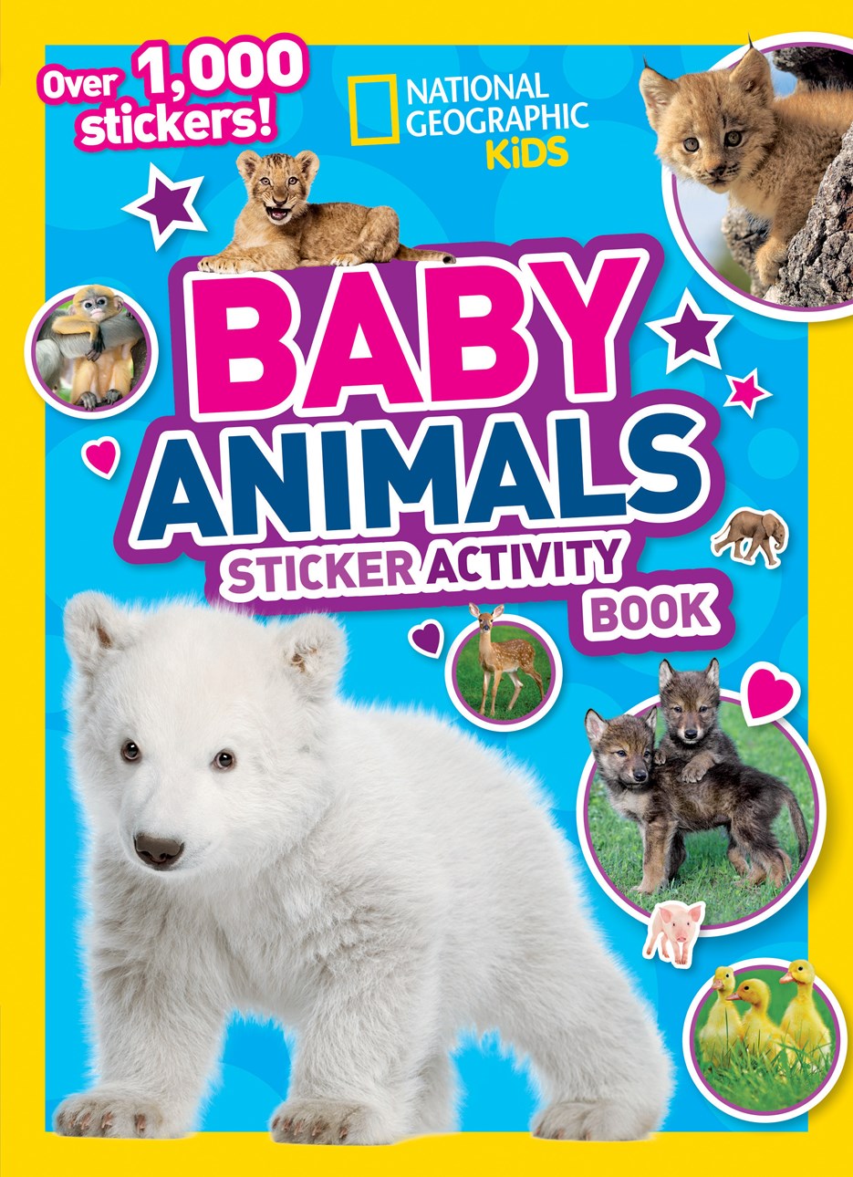 NATIONAL GEOGRAPHIC KIDS BABY ANIMAL STICKER ACTIVITY BOOK