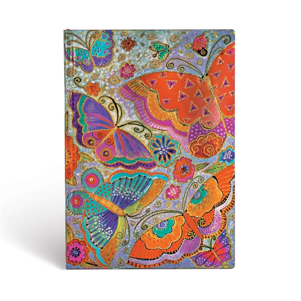 FLUTTERBYES MIDI UNLINED SOFTCOVER JOURNAL