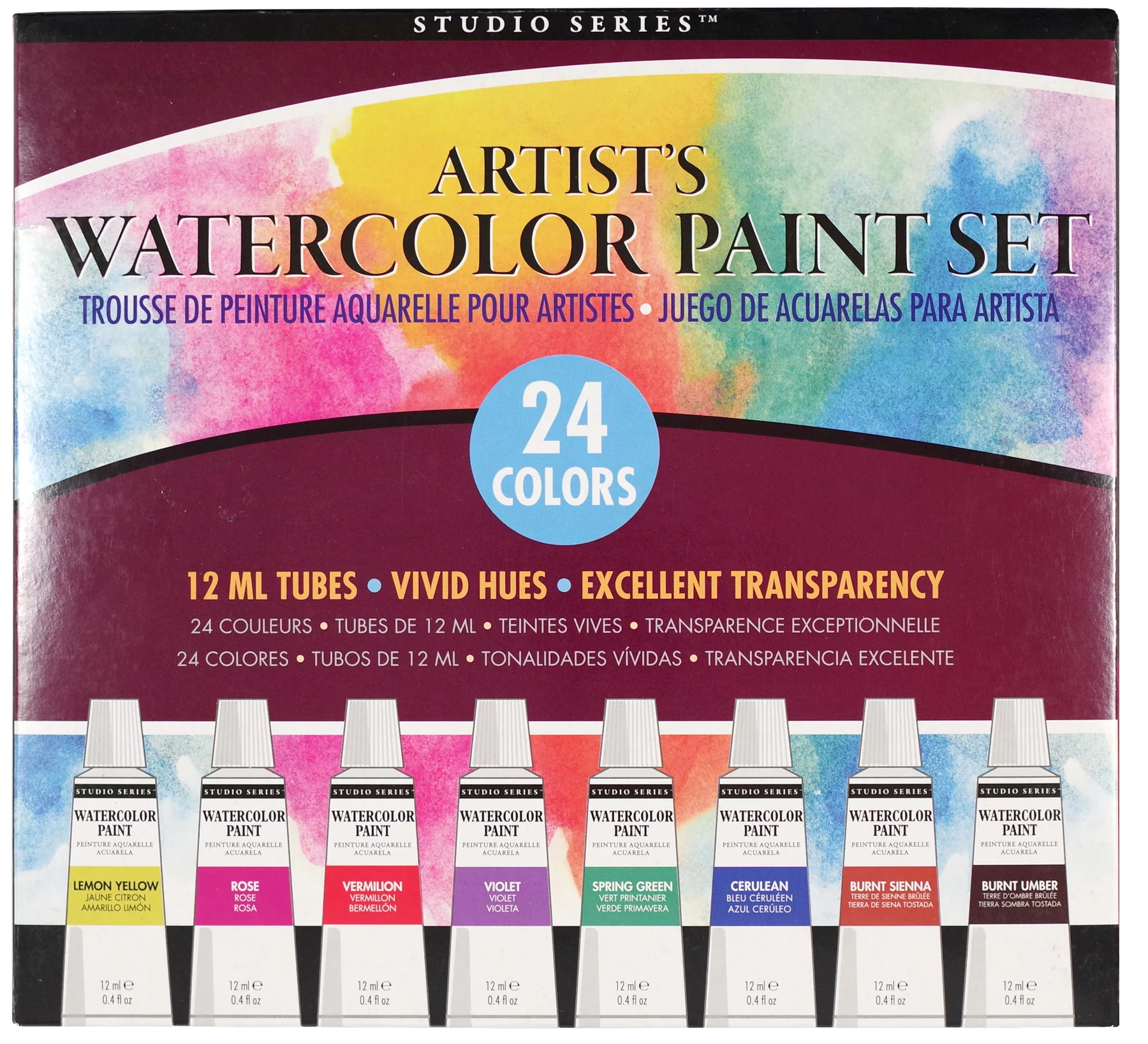 STUDIO SERIES ARTIST'S WATERCOLOR PAINT SET