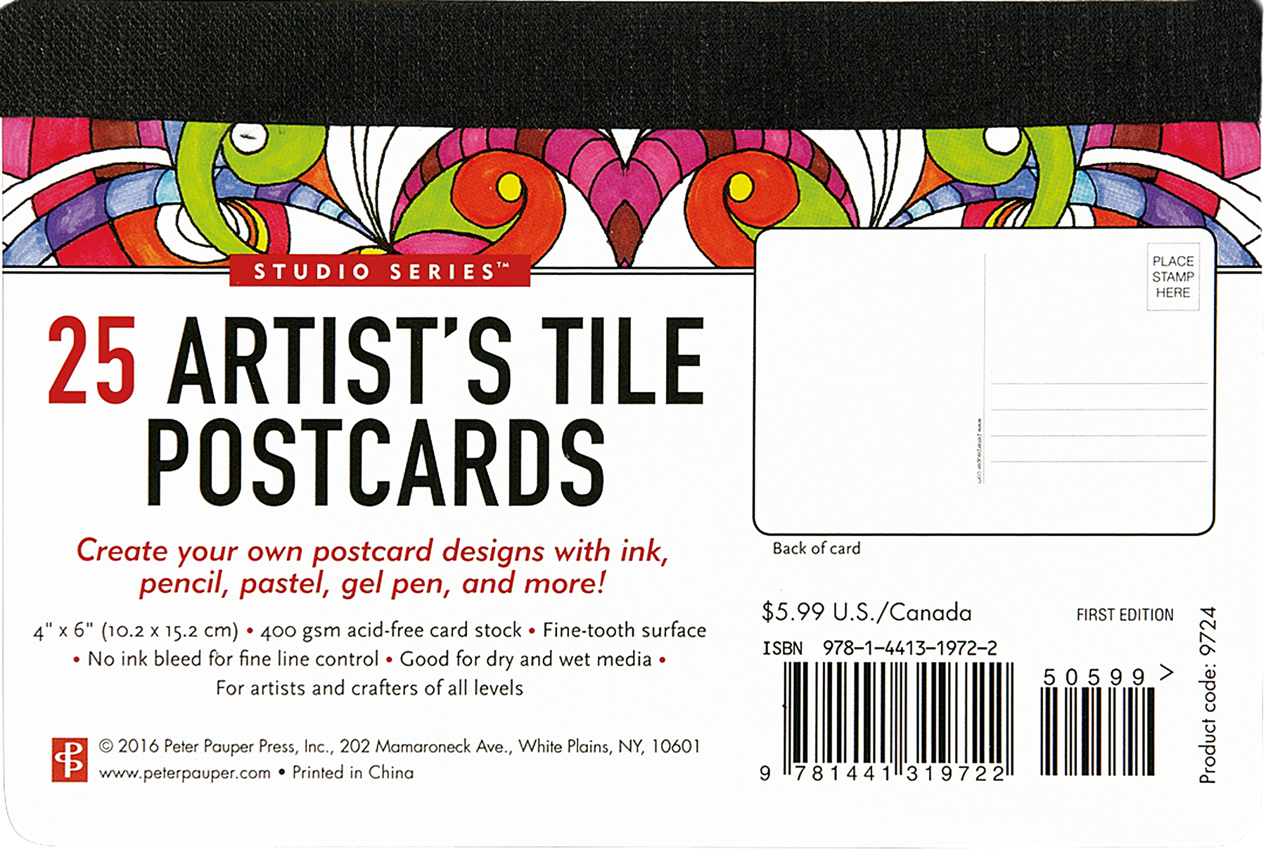 STUDIO SERIES ARTIST'S TILE POSTCARDS