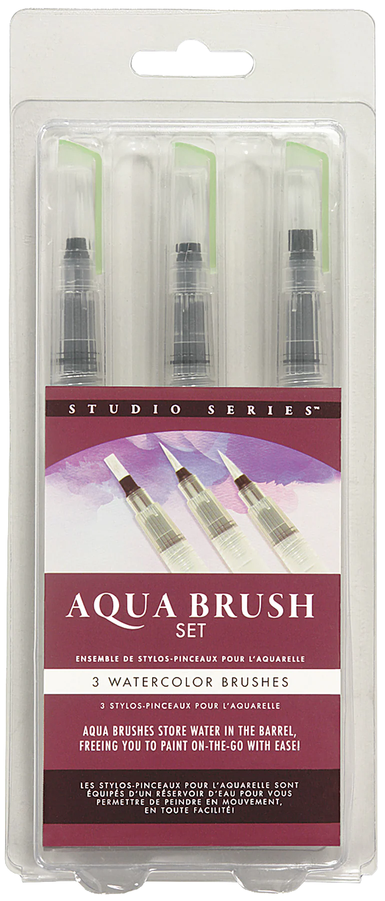 STUDIO SERIES AQUA BRUSHES (SET OF 3)